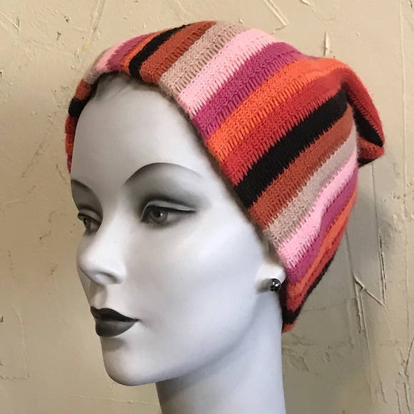 Striped Beanie/cap/hat from Dillards - NWOT - Picture 5 of 12